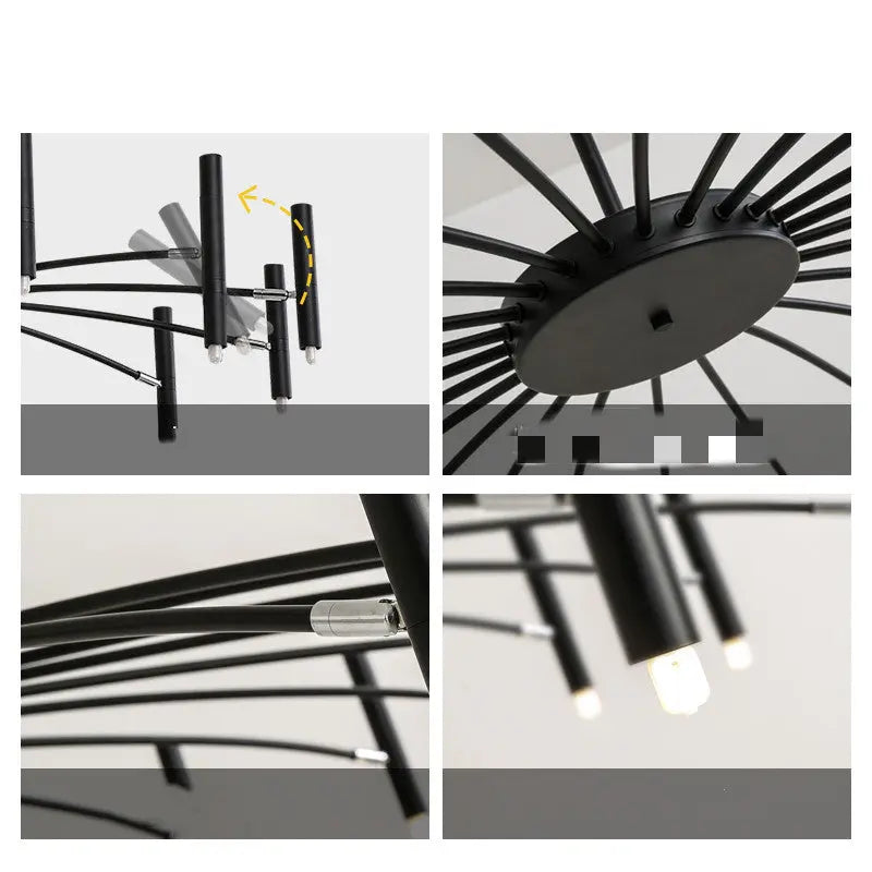 Modern Minimalist Dining Room Art Chandelier Londecor