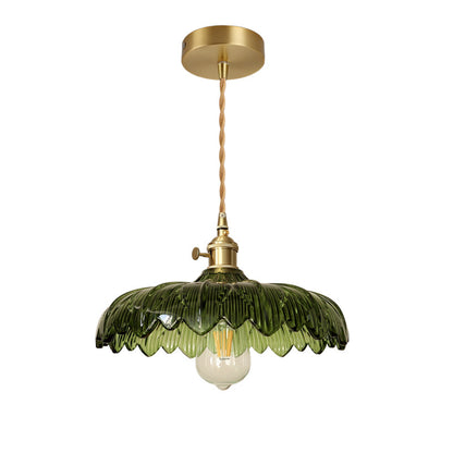 Fashion Simple Vintage Brass Glass Chandelier Londecor