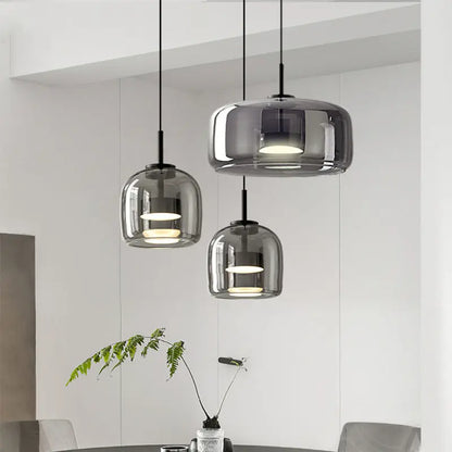 Italian Minimalist Glass Bedroom Bedside Chandelier Londecor