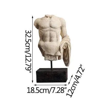 Antique Sculpture with a Lamp Post Base - Londecor