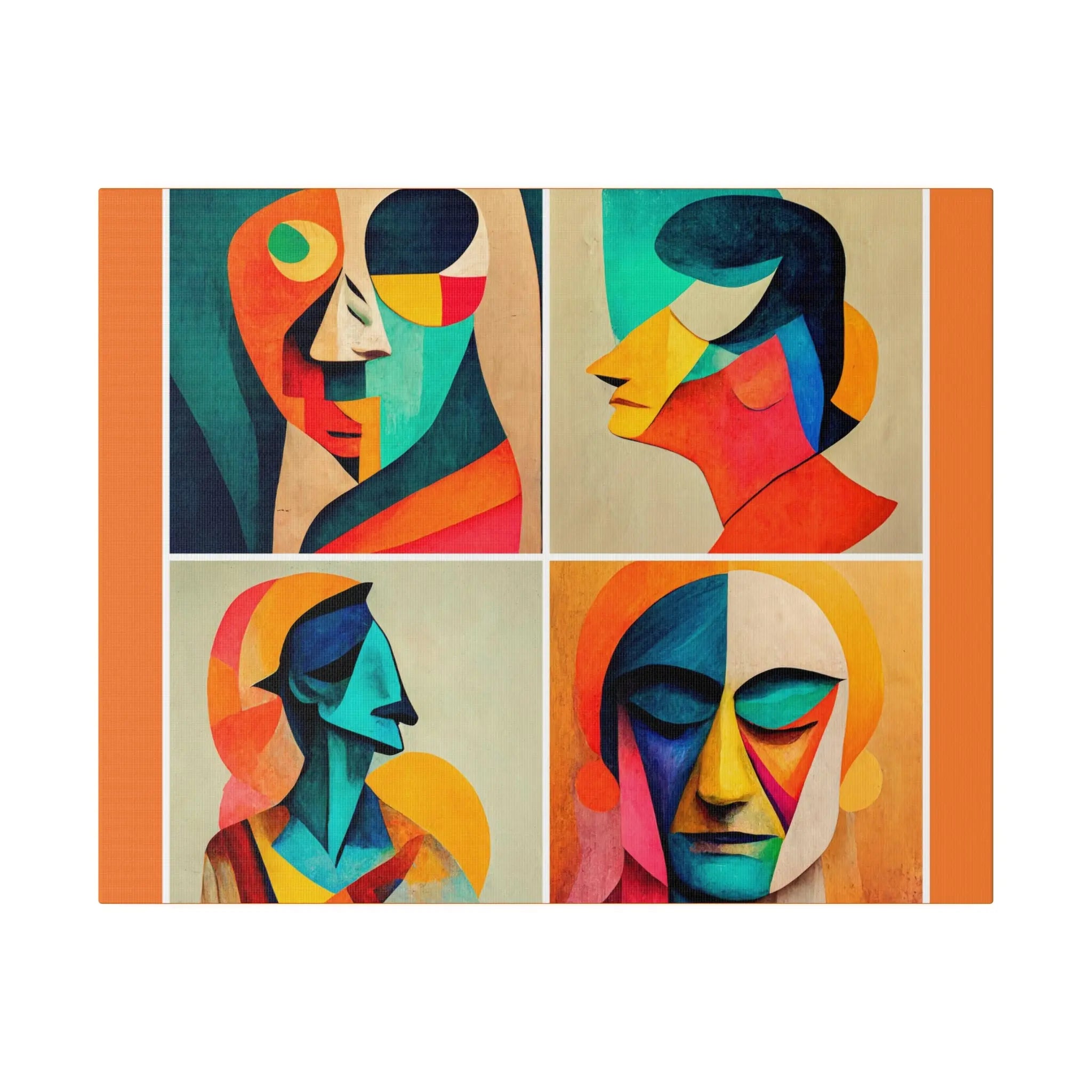 Abstract Faces Wall Art Printify