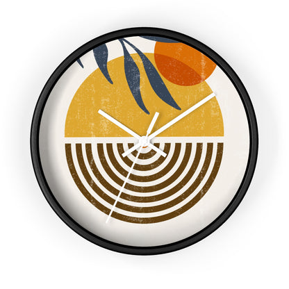 Sunsets & Tangerines Wall Clock Printify