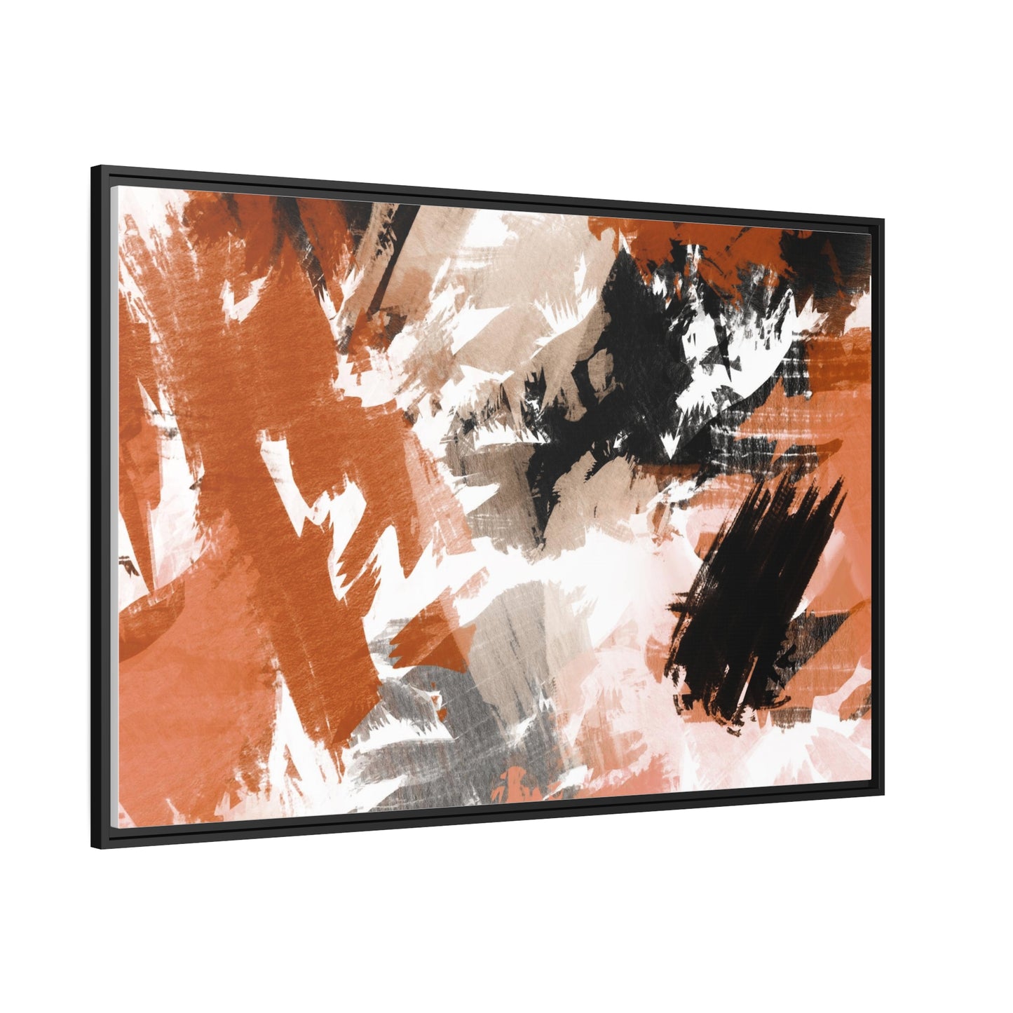 A pop of warmth, Black Frame