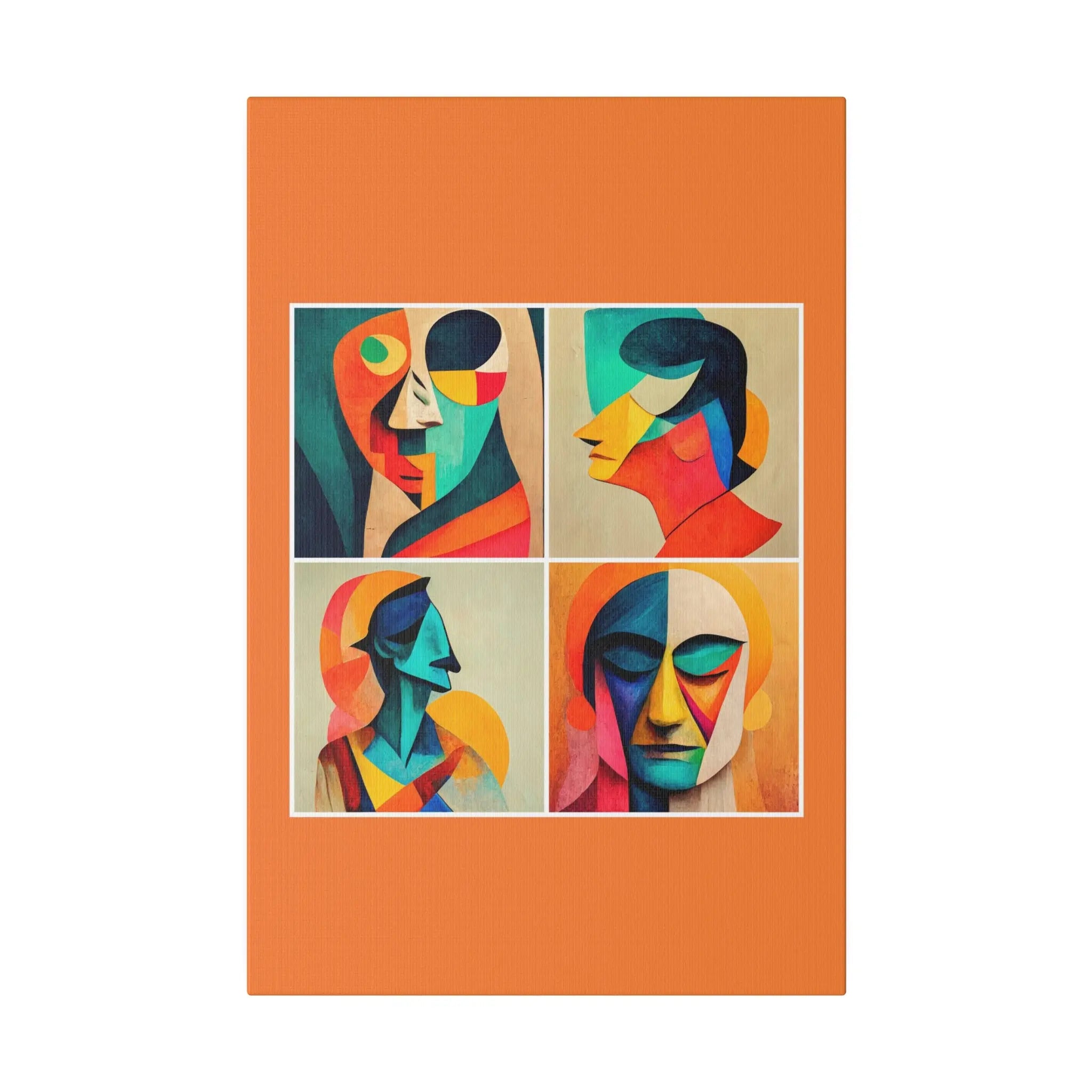Abstract Faces Wall Art Printify