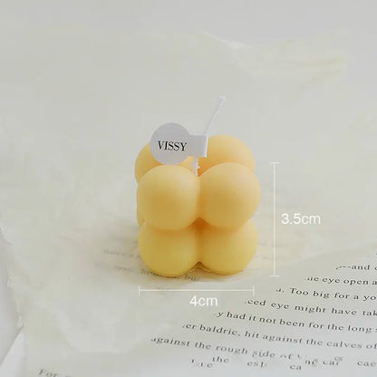 Home Creative Handmade Rubik's Cube Candle Ornament Londecor