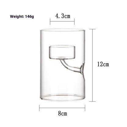 Glass Candle Holder