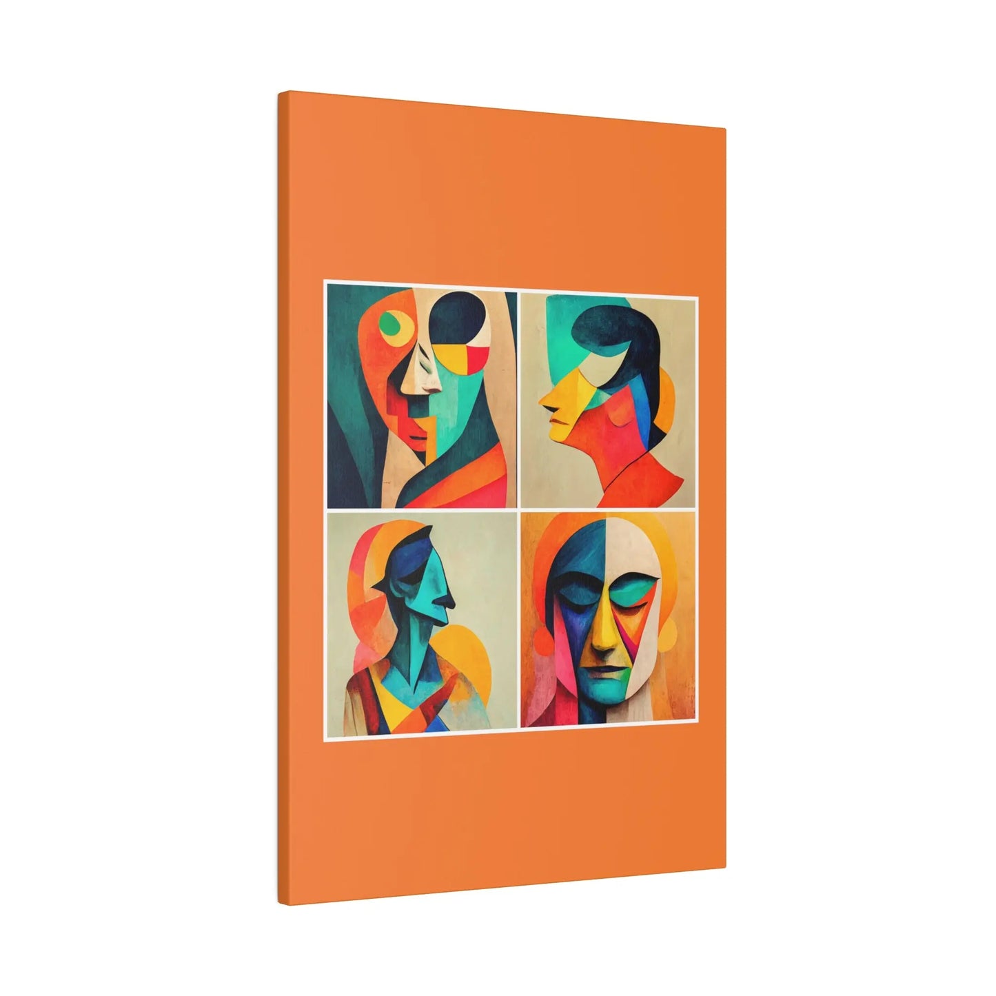 Abstract Faces Wall Art Printify