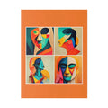 Abstract Faces Wall Art Printify