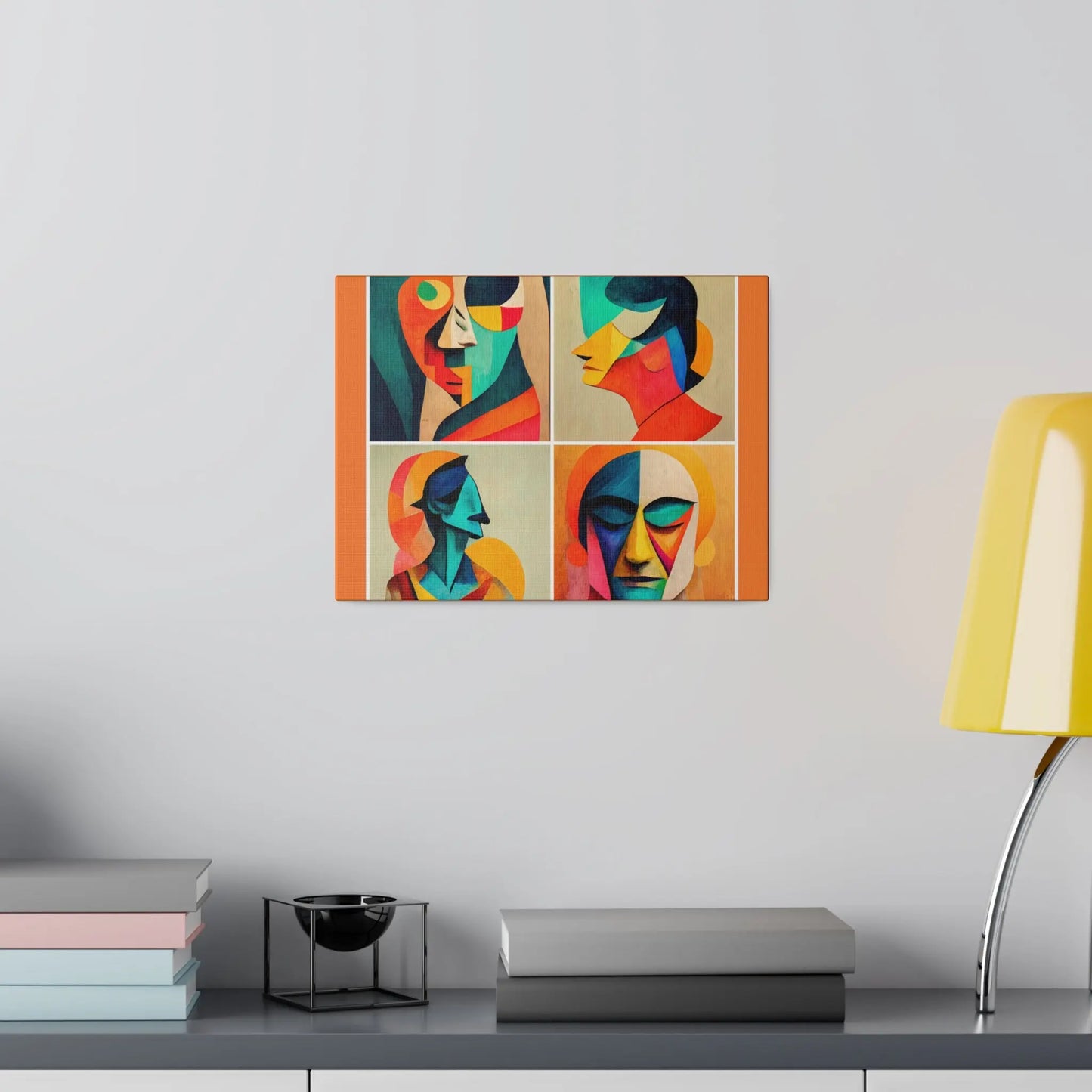 Abstract Faces Wall Art Printify