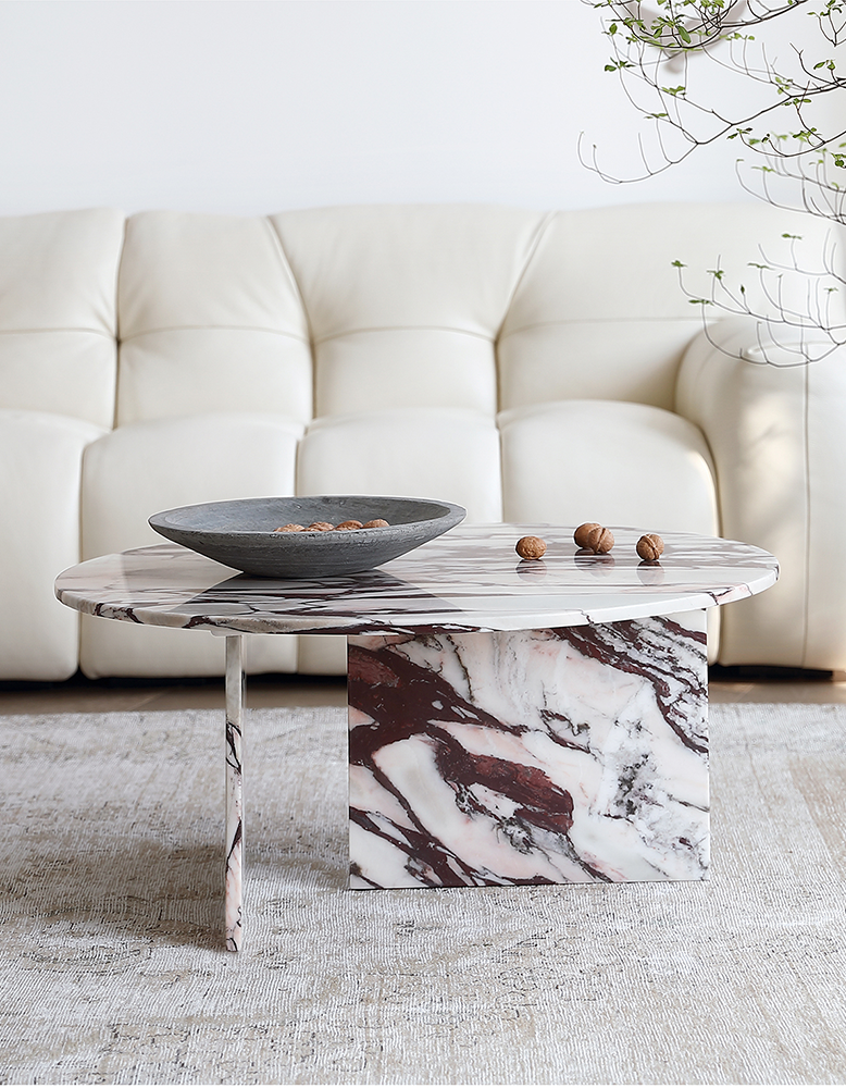 Aiko Coffee Table Round, Marble