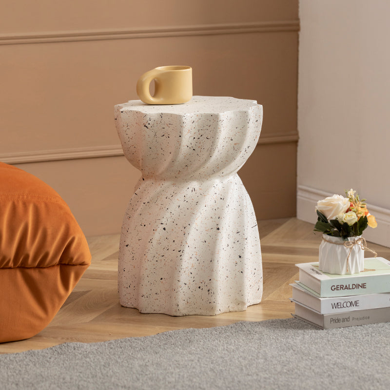 Cream Breeze Cafe Round Table Side Table Londecor