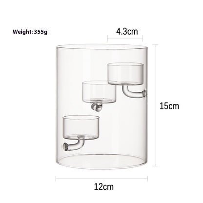 Glass Candle Holder