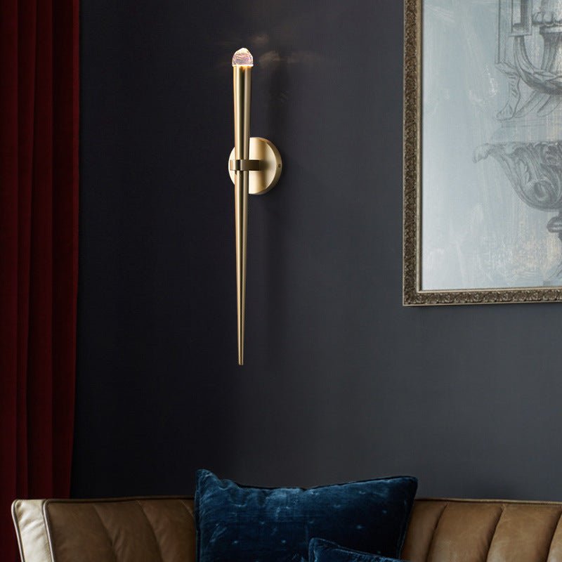 All Copper Postmodern Wall Lamp