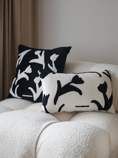 Black And White Sofa Pillowcase