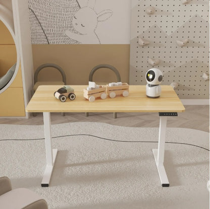 Adjustable Electric Standing Desk – Height Adjustable Sit Stand Computer Workstation for Home Office
