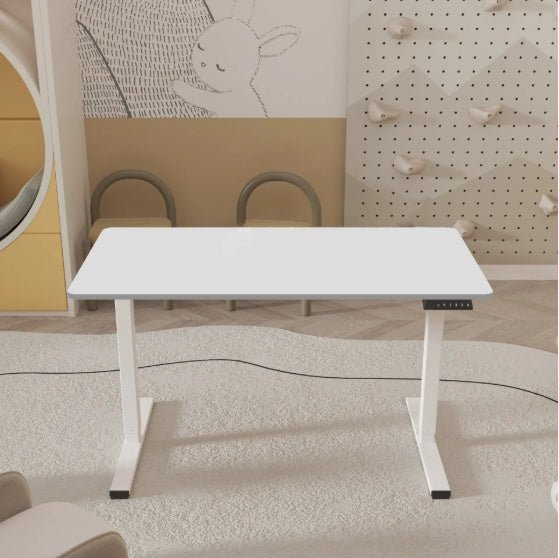 Adjustable Electric Standing Desk – Height Adjustable Sit Stand Computer Workstation for Home Office