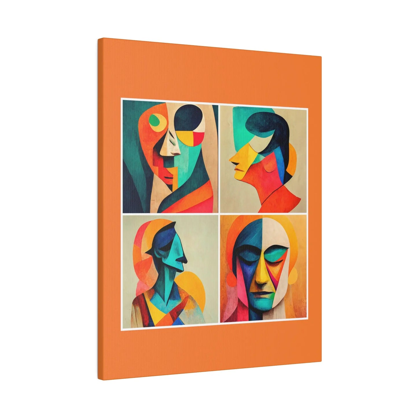 Abstract Faces Wall Art Printify