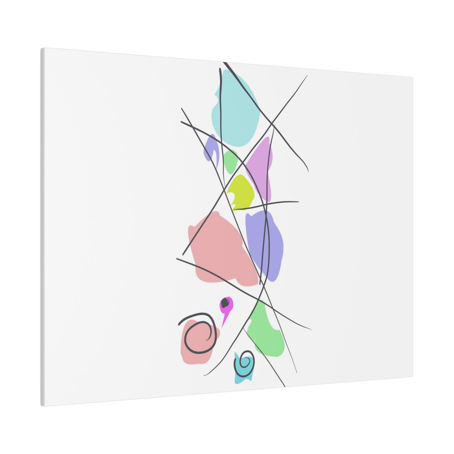 Pastels & Doodles Wall Art Printify