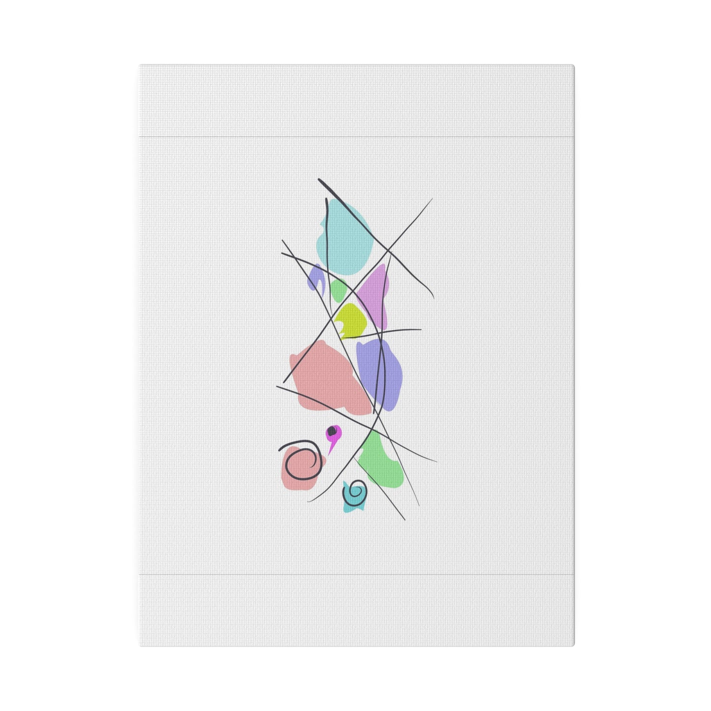 Pastels & Doodles Wall Art Printify