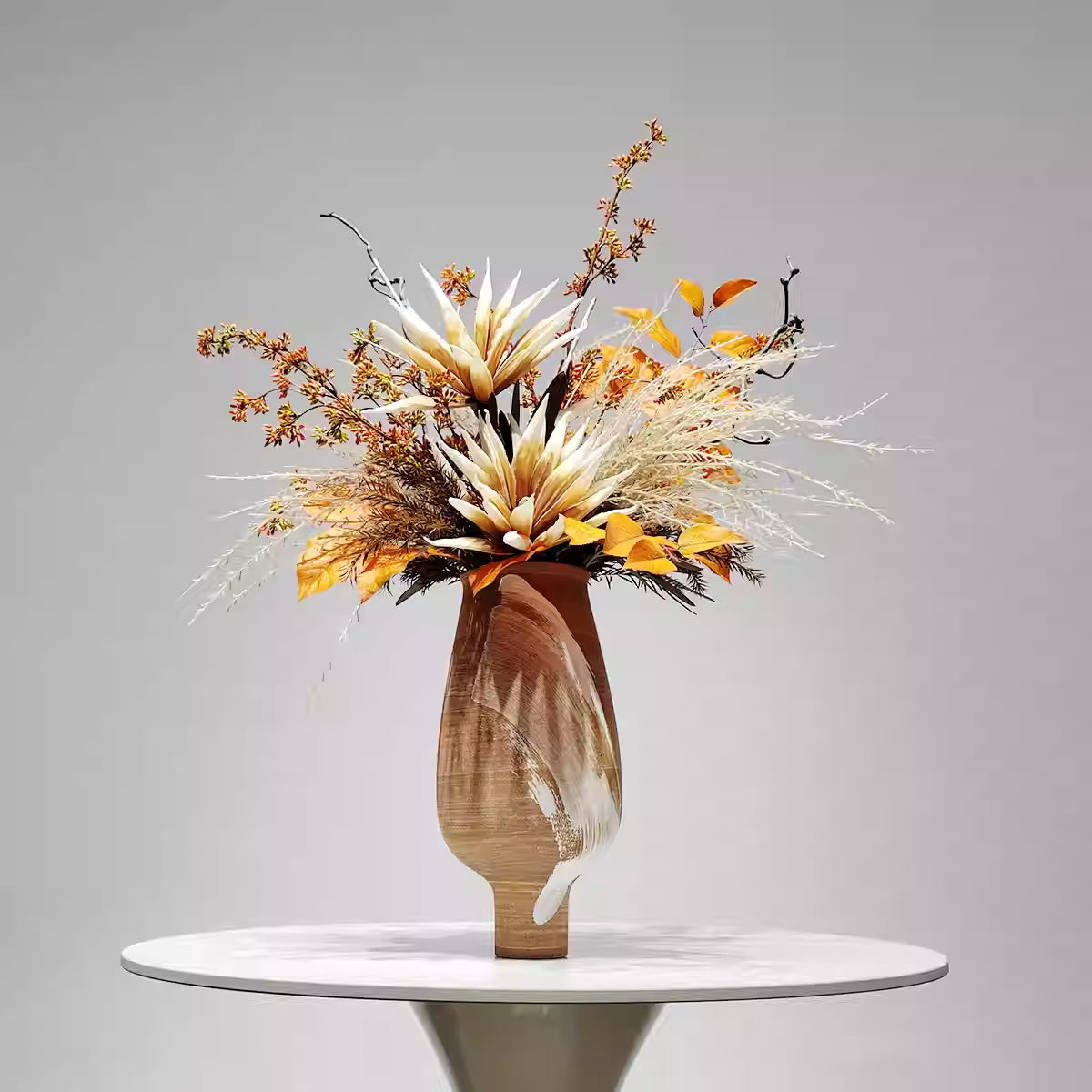 Light Luxury Minimalist Dining Table Décor – Soft-Tone Home Styling Ornament