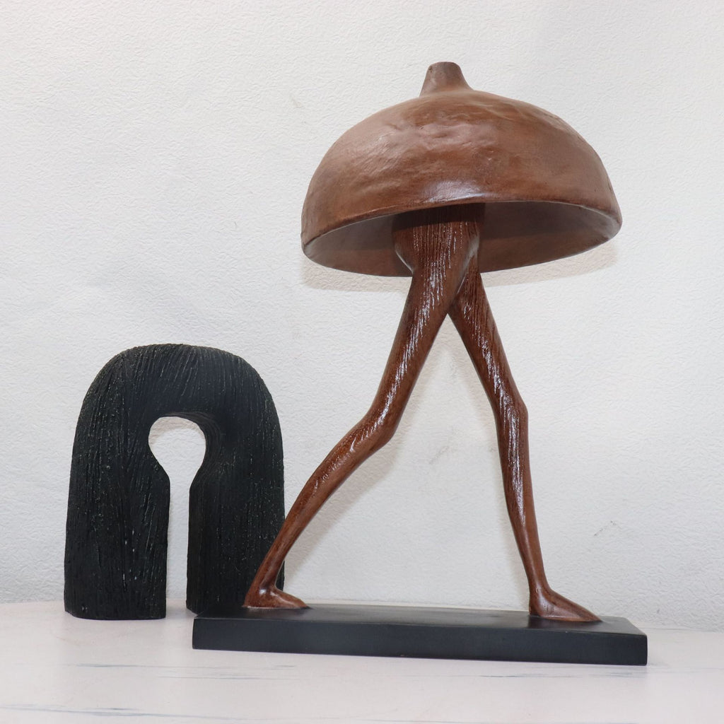 Product information: Color: 25*20 * 40CM Material: synthetic resin Style: modern simplicity Category: resin crafts Packing list: 1* Decoration Product Image: Abstract Mushroom Home Decoration