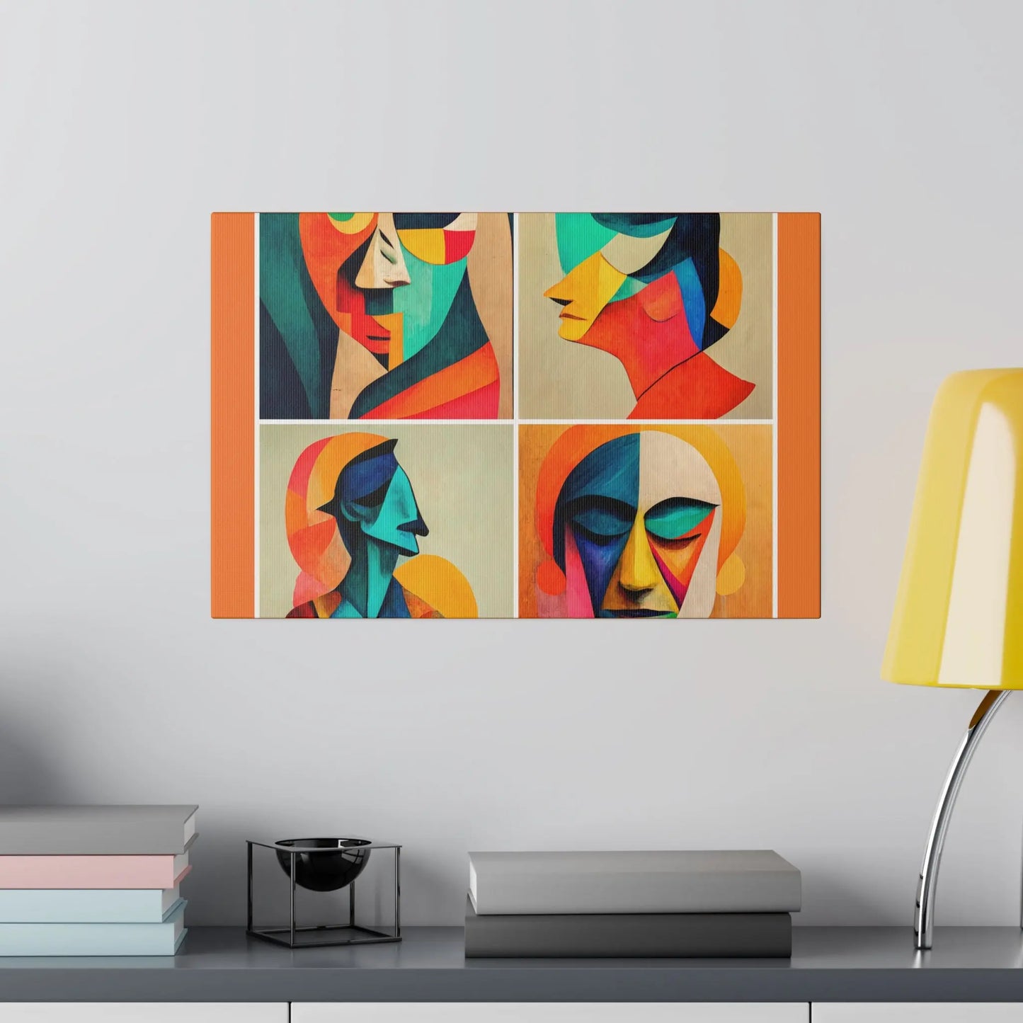 Abstract Faces Wall Art Printify