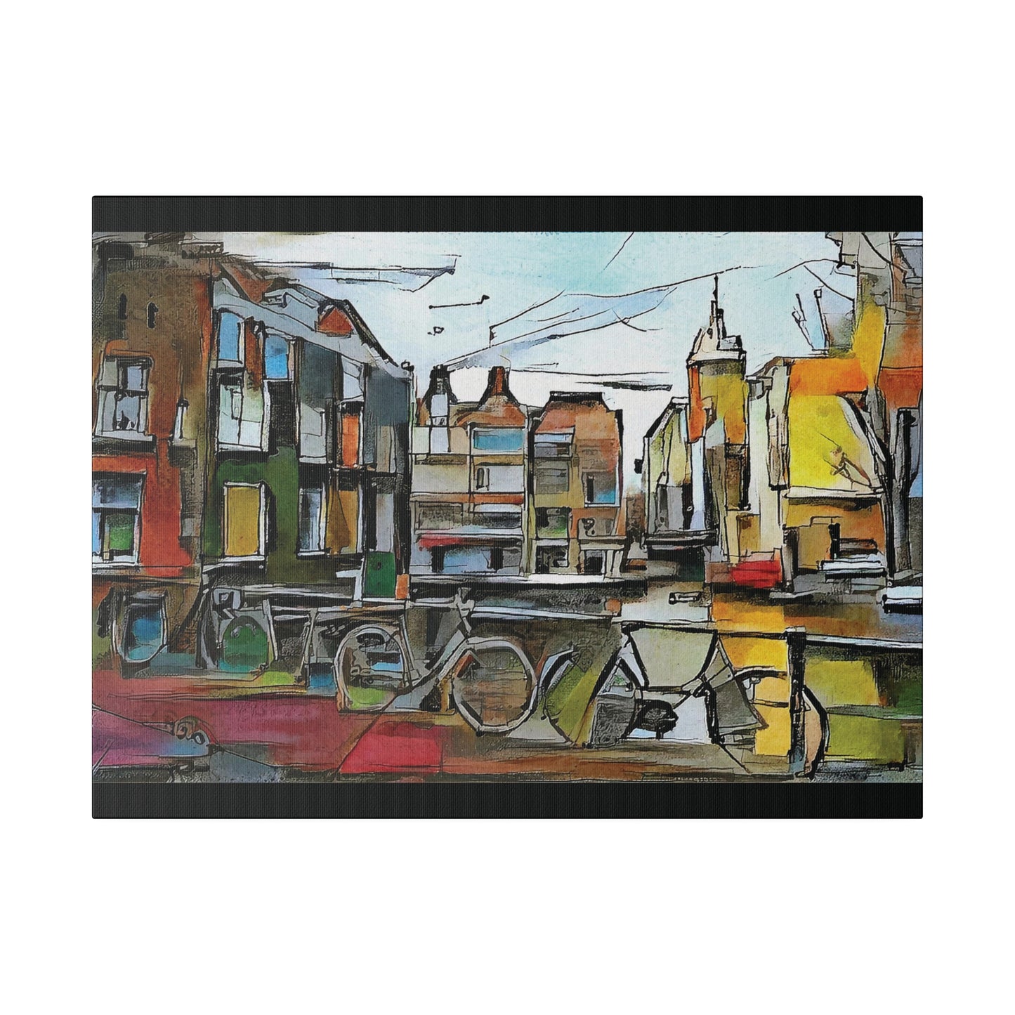 Walks in Amsterdam Canvas ￼ Printify