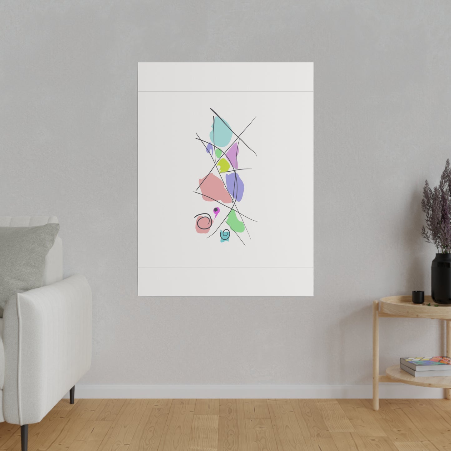 Pastels & Doodles Wall Art Printify