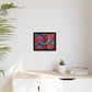 Abstract painting, Black Frame Printify