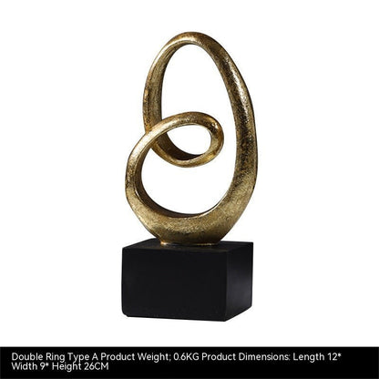 Abstract Ring Ornaments