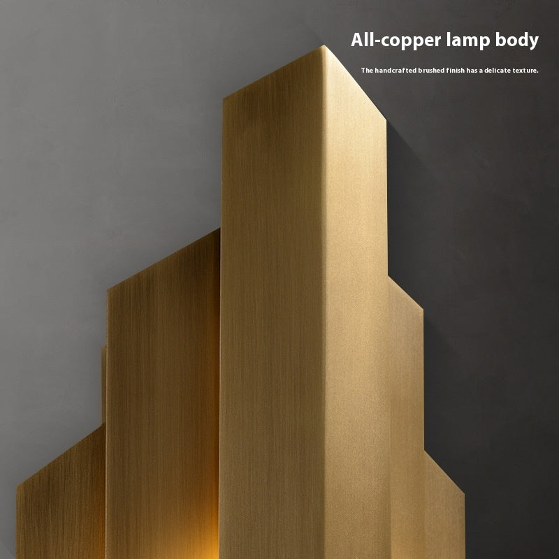 Vintage Copper Wall Lamp