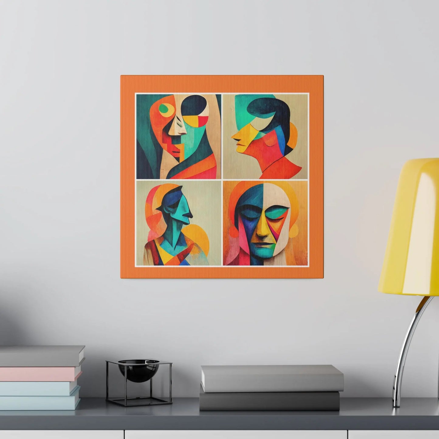 Abstract Faces Wall Art Printify