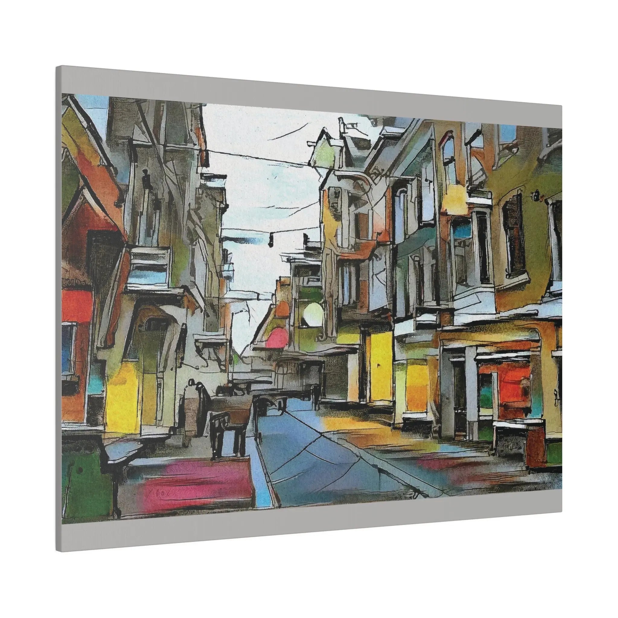 On The High Street Canvas Printify
