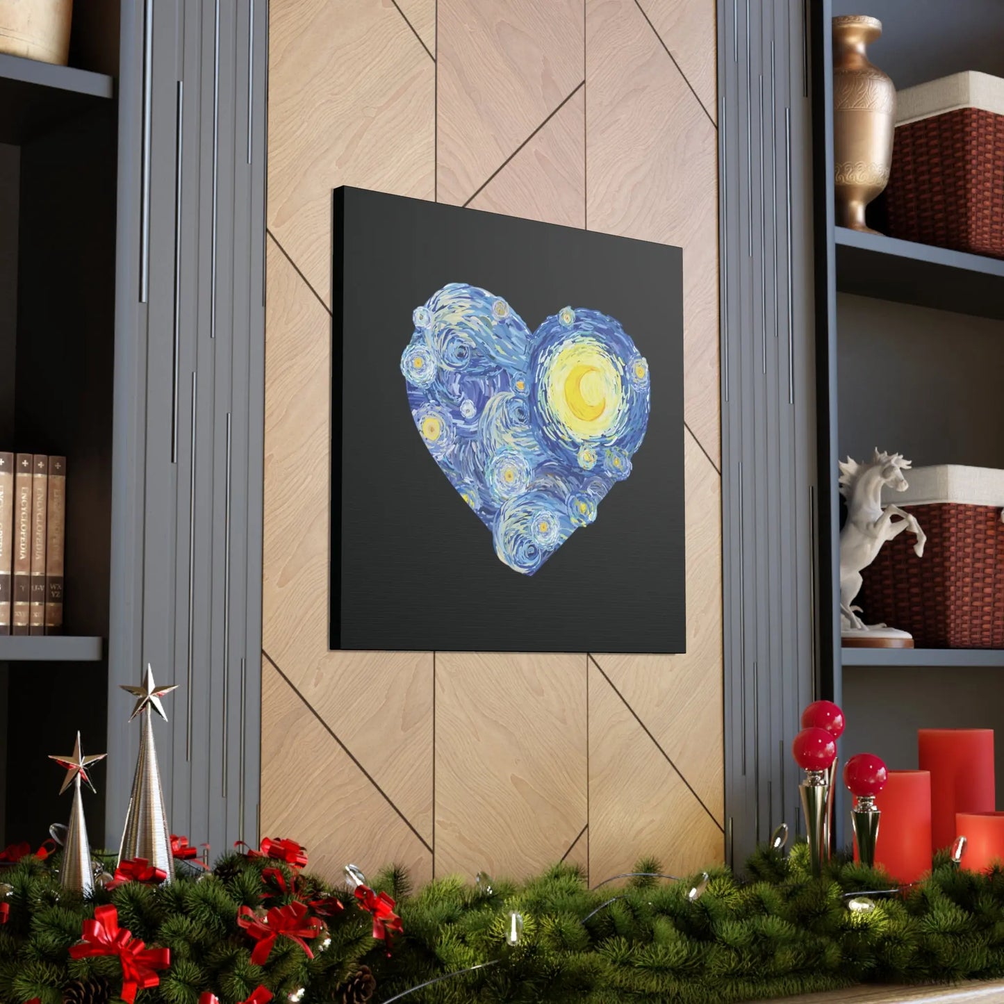 Love House Love Heart Wall Art Van Gogh Paintings Printify