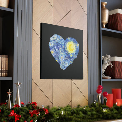 Love House Love Heart Wall Art Van Gogh Paintings Printify