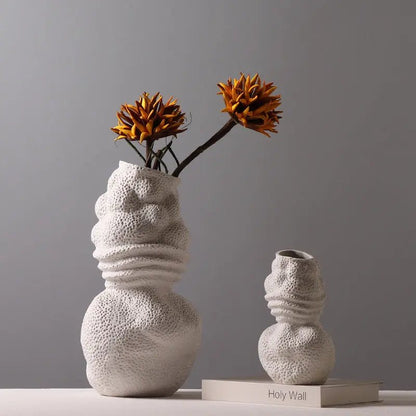 Abstract Human Face Flower Arrangement Londecor