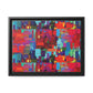 Abstract painting, Black Frame Printify