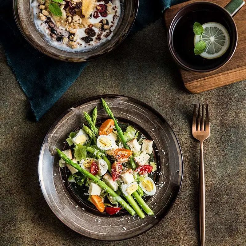 American Ceramic Tableware Kiln Glazed Dishes