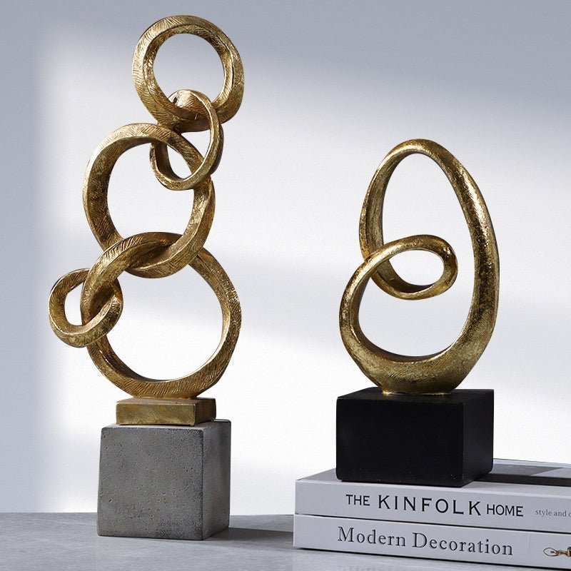 Abstract Ring Ornaments