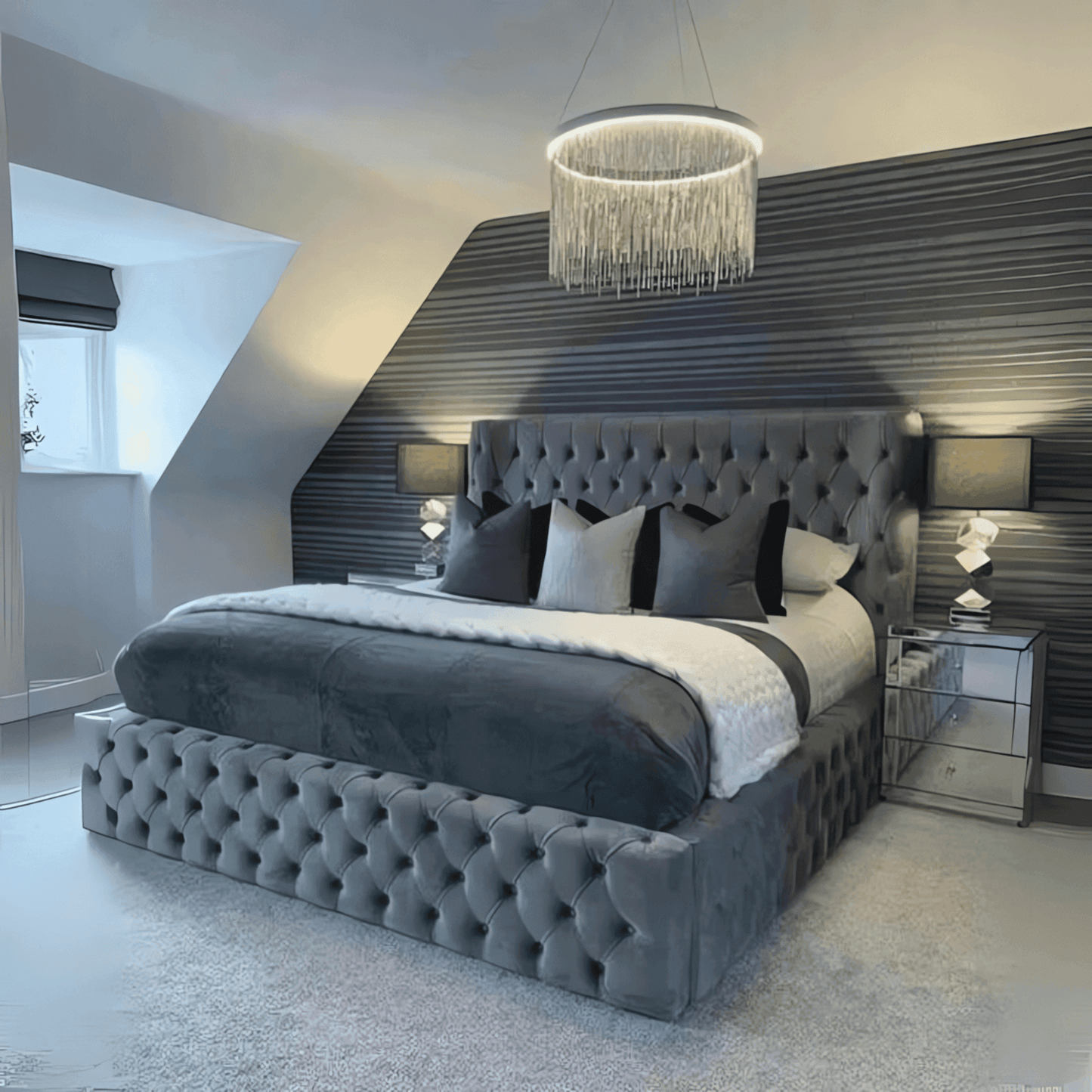 Eikko Wingback Bed frame UK