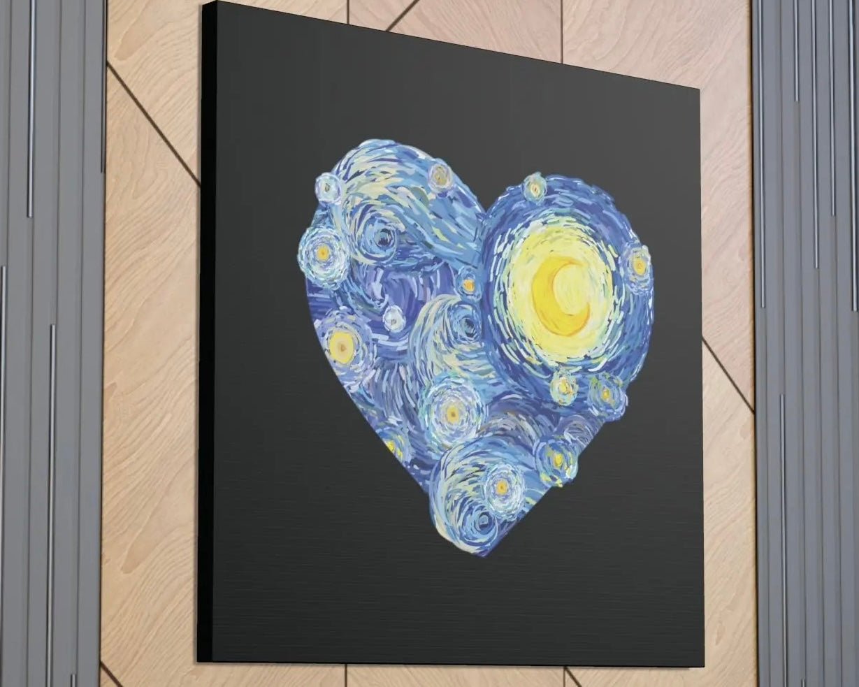 Love House Love Heart Wall Art Van Gogh Paintings Printify