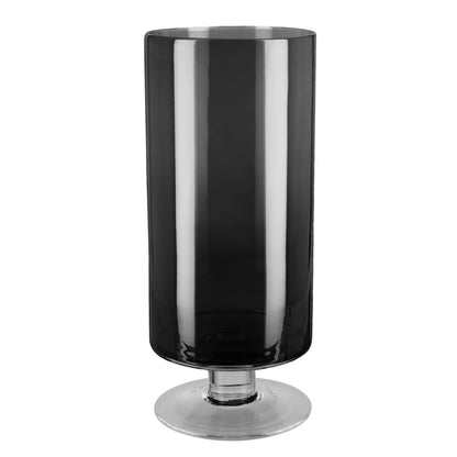 Viana Grey Glass Table Vase