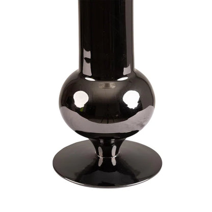Ayvion Glass Floor Vase (White & Brown)