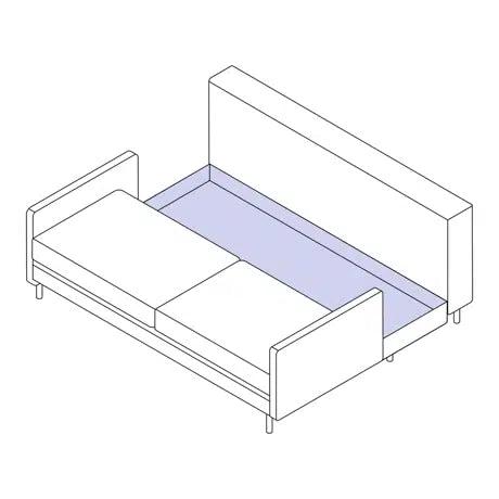Modern 4 Seater Sofa Bed: Customisable Comfort & Style (Made to Order)