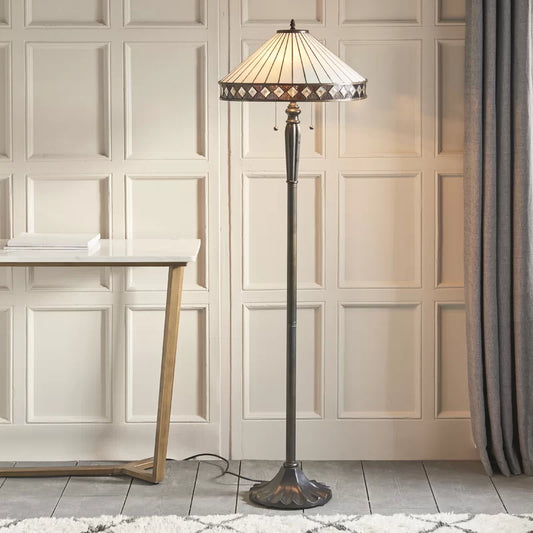 Willersley Dark Bronze Traditional Floor Lamp