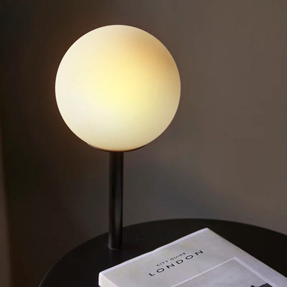 Modern Multitasking: Matt Black Tray Table Floor Lamp