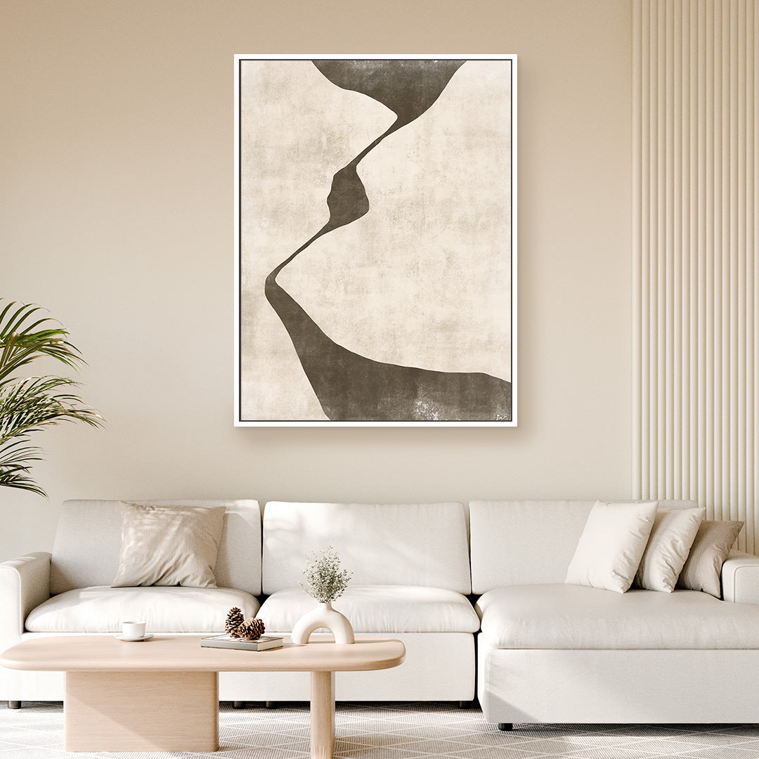 Gigi II Portrait Framed Printed Canvas