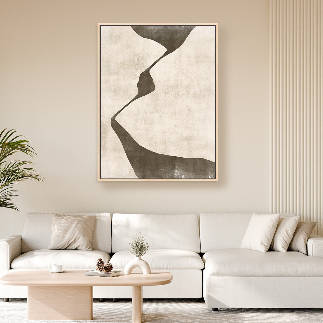 Gigi II Portrait Framed Printed Canvas