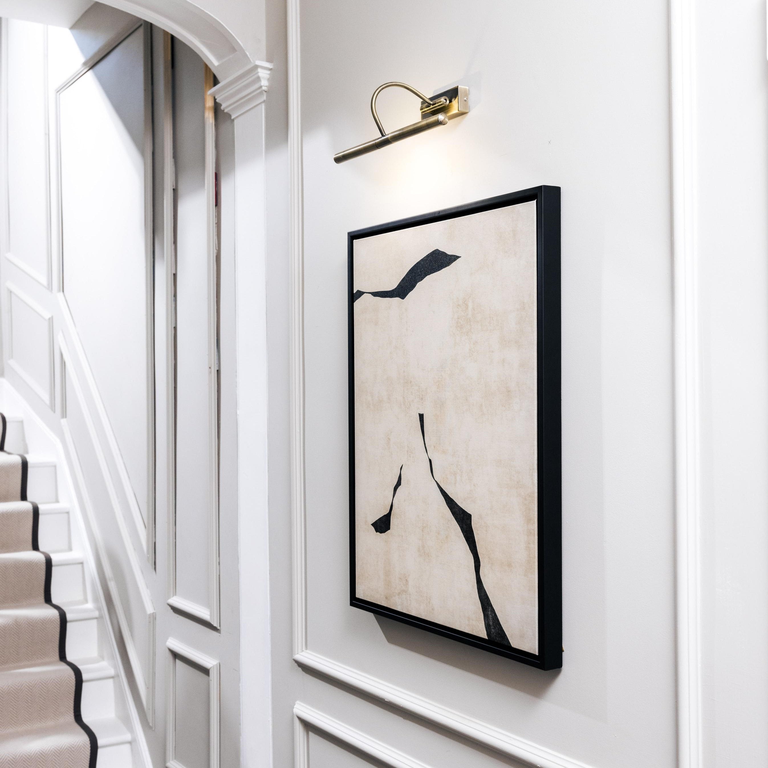 Oslo I Portrait Framed Printed Canvas