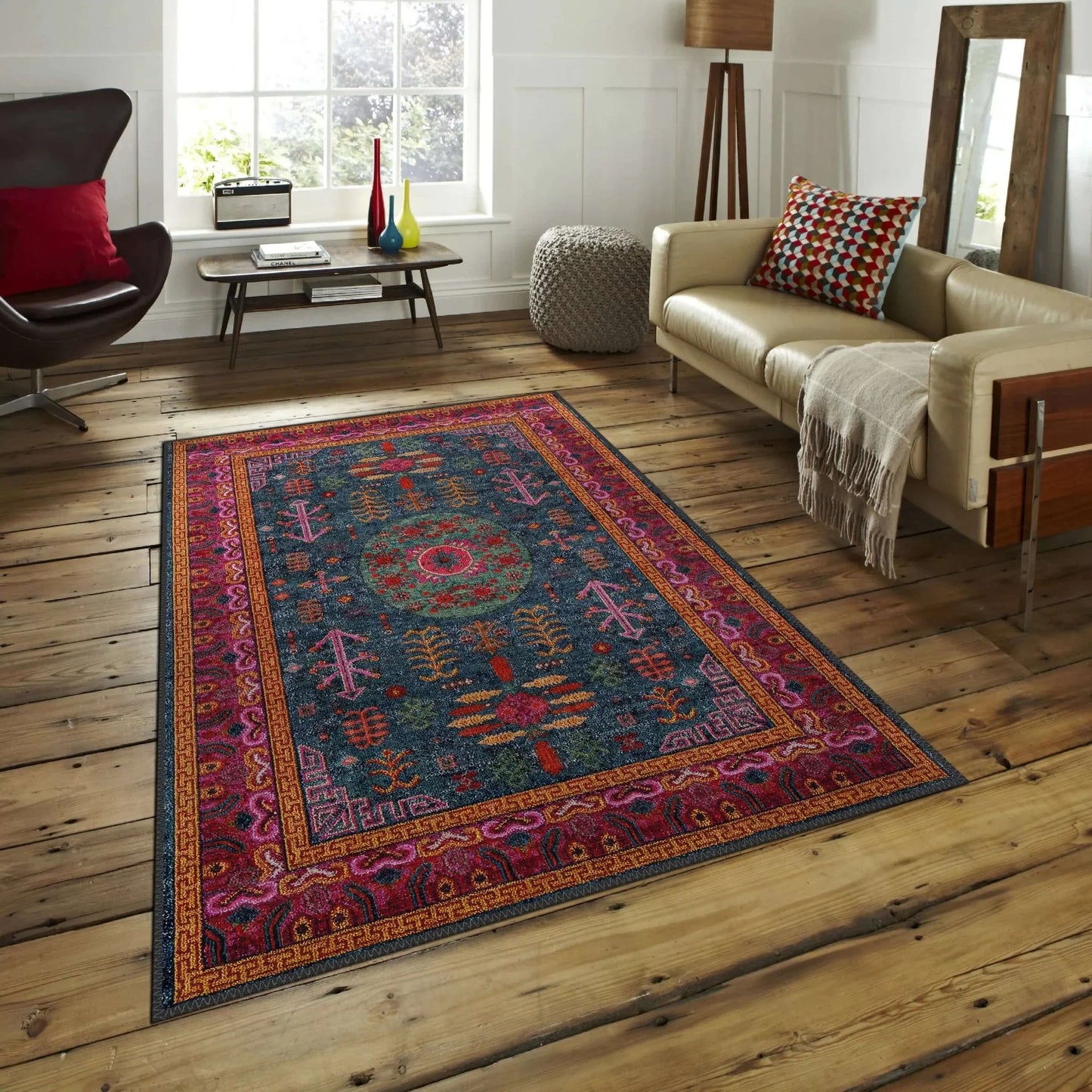 Bold Vintage-Inspired Rug